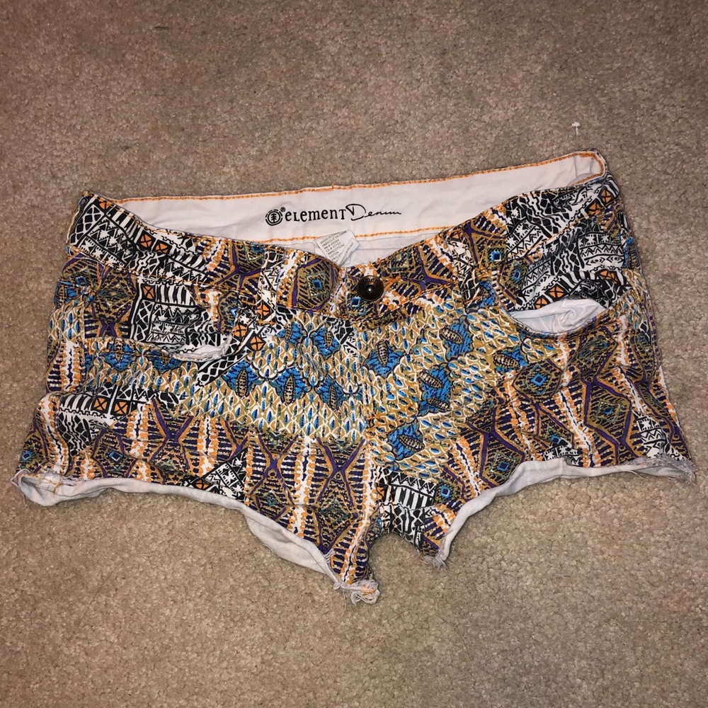 Element Cutoff Printed Shorts